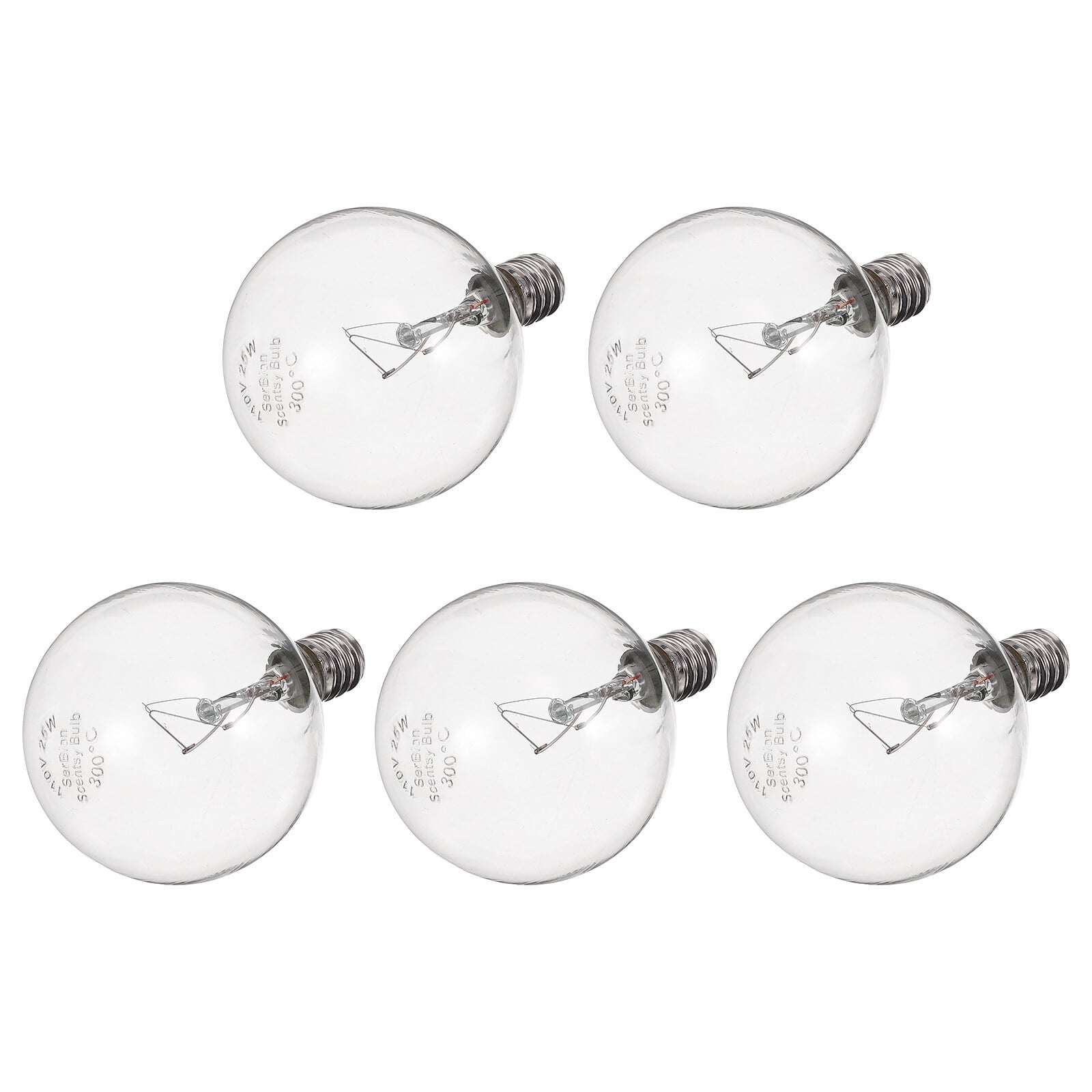 Wax Warmer Bulbs, 25W Light Bulbs for Full Size Scentsy Warmers,G50 E12
