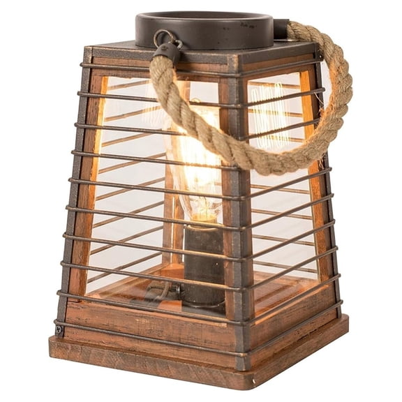 Wax Warmer Edison Collection Alessa - Electric Candle Warmer for Scented Wax Melts, Fragrance Cubes & Tarts, Home Fragrance, Modern Farmhouse Decor
