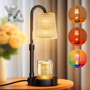 Fimilo Candle Warmer Lamp, Adjustable Height Timer Gifts Wax Warmer Lamp, Wax Melt Lights, for Bedroom Living Room(2*50W Bulbs)