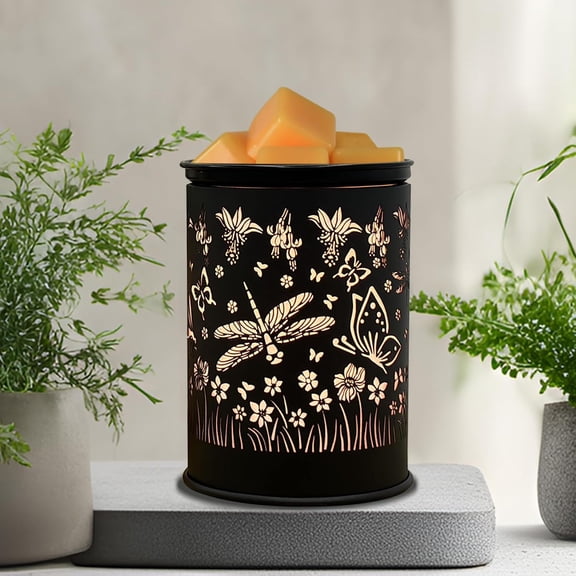 Wax Warmer for Scented Wax melt Warmer Wax Melter for Candle Making lamp Candle Warmer Plate Oil Burner for Home Decor and Gifts for Holiday (Moon/Flower Fairy)