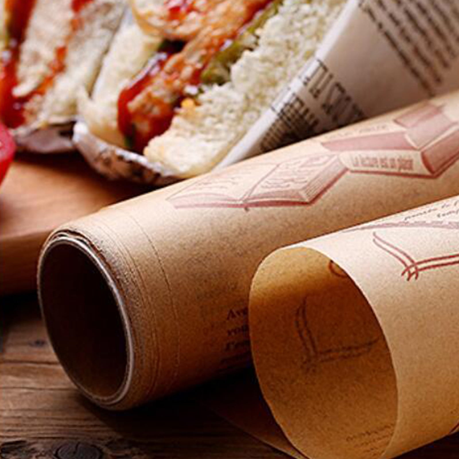 Wax Wraps for Food Reusable Template Paper Paper Roll for Baking Bulk