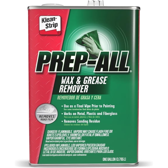 Wax and Grease Remover, Multi-Surface Paint Prep Cleaner, Effective for Auto Body, Garage