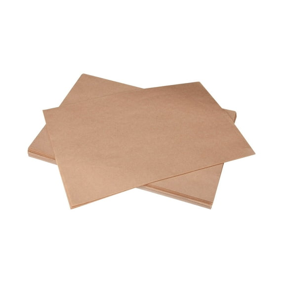 Wax and Parchment Paper Baking Oil Paper Thickened Oil Proof Natural Wood Pizza Pad Paper Bbq Chicken Snack Tray Oil Absorption Pad Paper