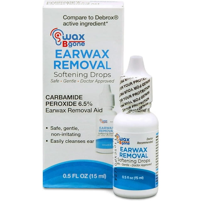 WaxBgone Ear Wax Removal Drops Ear Cleaning Ear Drops for Wax Buildup 0