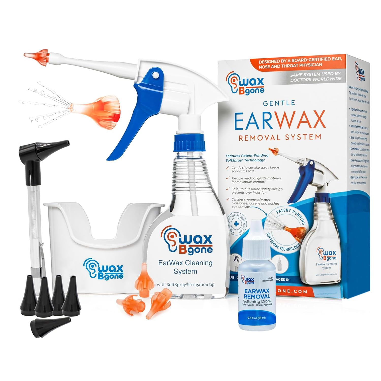 WaxBgone Earwax Removal Kit Fast, Gentle, and Effective Ear Wax