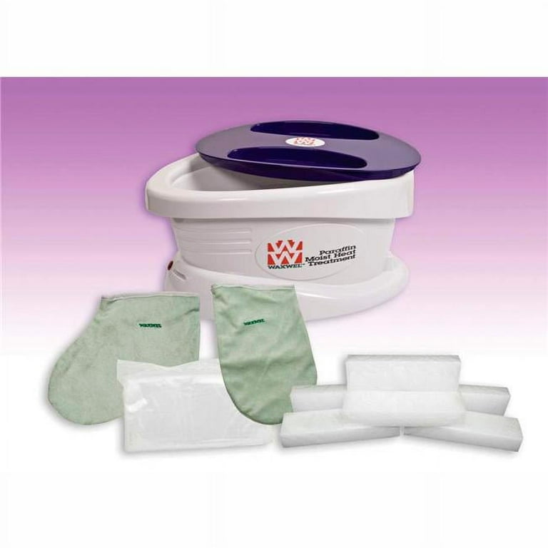 WaxWel Paraffin Bath - Standard Unit Includes: 100 Liners, 1 Mitt, 1 Bootie and 6 lb Lavender Paraffin WaxWel Paraffin Bath - Standard Unit Includes: 100 Liners, 1 Mitt, 1 Bootie and 6 lb Lavender Paraffin