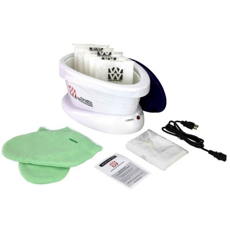 WaxWel Paraffin Bath - Standard Unit Includes: 100 Liners, 1 Mitt, 1 Bootie and 6 lb Unscented Paraffin WaxWel Paraffin Bath - Standard Unit Includes: 100 Liners, 1 Mitt, 1 Bootie and 6 lb Unscented Paraffin