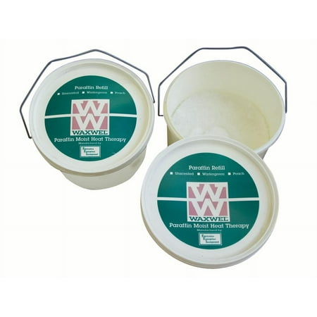 WaxWel\xc2\xae Paraffin - 1 x 3-lb Tub of Pastilles - Rose blossom Fragrance