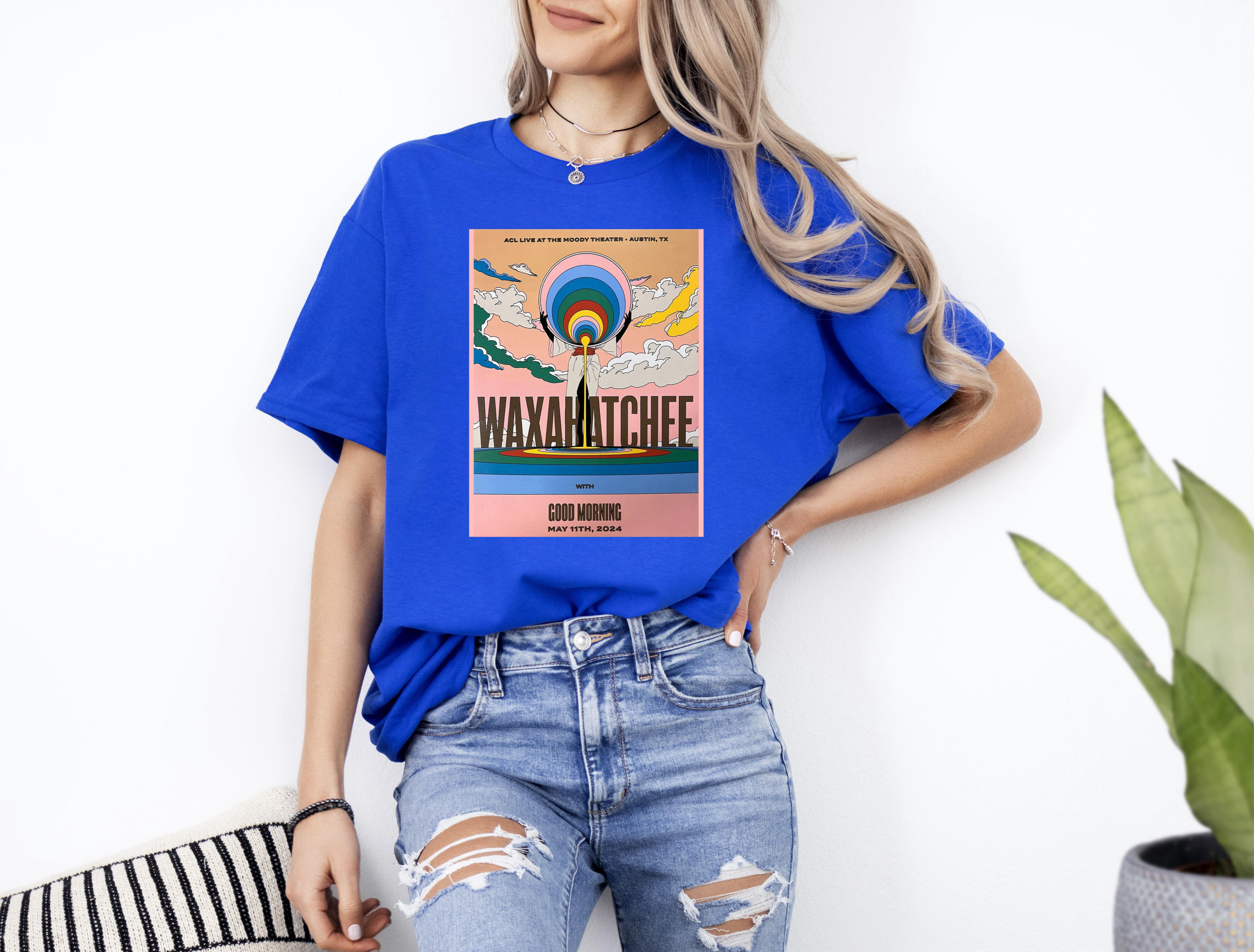 Waxahatchee 2024 Acl Live At The Moody Theater Poster UNISEX T-Shirt Up