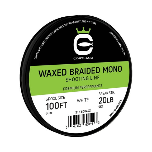 Waxed Braided Mono Shooting Line