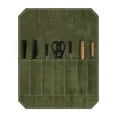 Waxed Canvas Cutter Roll Bag,Portable Cutter Cultery Carrier,Waterproof