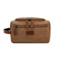 thumbnail image 1 of Waxed Canvas Toiletry Bag, 1 of 4