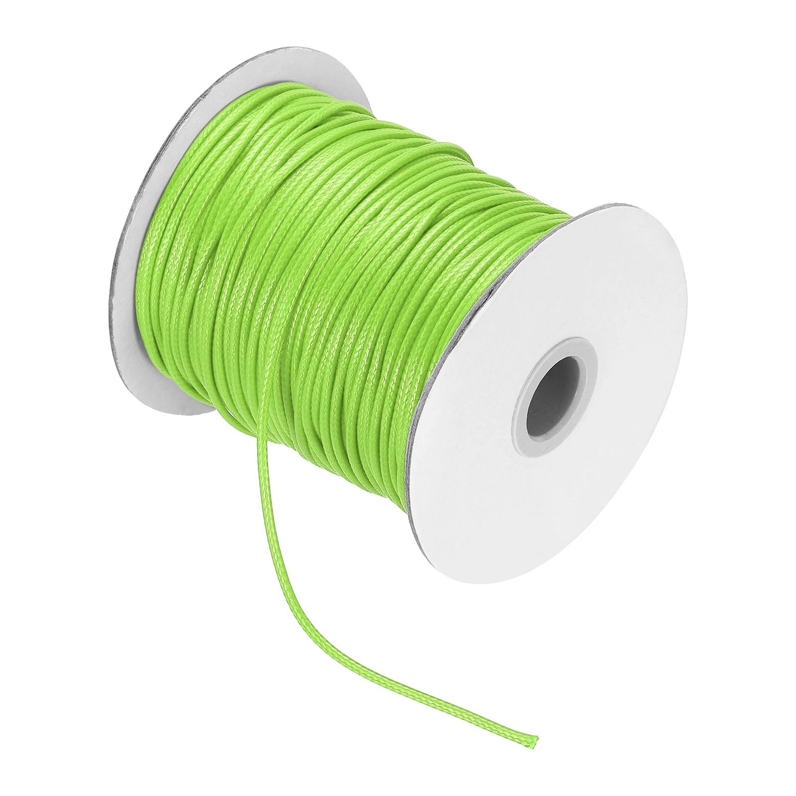 Waxed Cord 3.5mm Waxed Thread 44 Yard Wax String Leather Cord for Bracelet Making, Necklaces, Beading, Jewelry Making and DIY Crafts(Emerald Green)