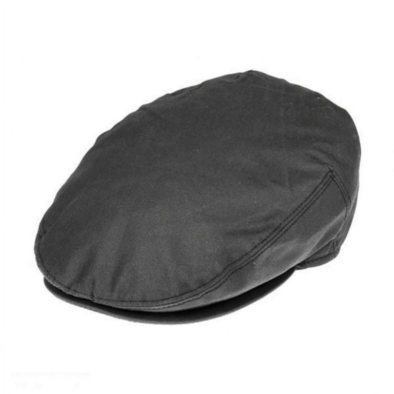 Jaxon Hats Men s Waxed Cotton Ivy Cap Black S