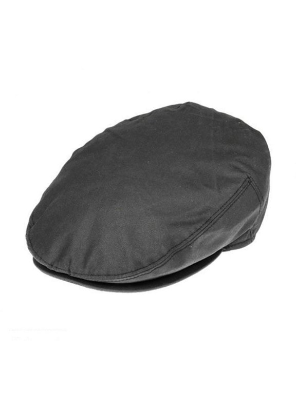 Waxed Cotton Ivy Cap - S - Black