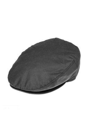 Waxed Cotton Ivy Cap - XXL - Black