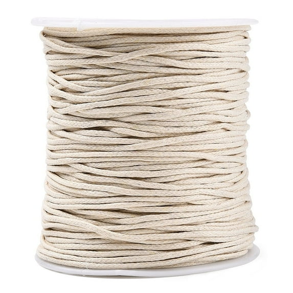 Waxed Cotton Thread Cords Old Lace 1.5mm about 100yards/roll