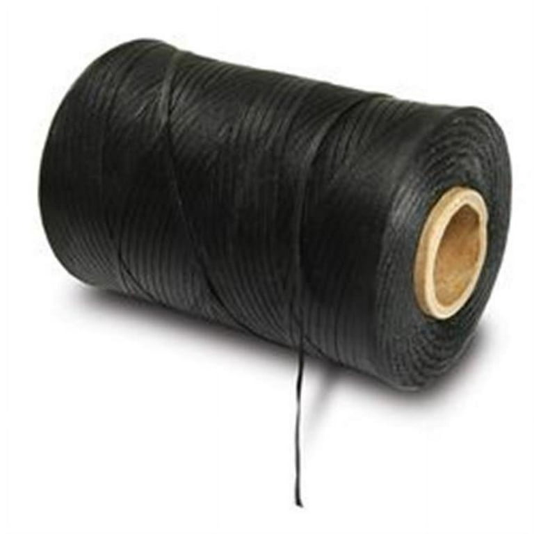 FiveGears Waxed Lacing Cord, 500 Yard Spool, Black