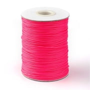 Waxed Polyester Cord Fuchsia 1mm 85yards/roll