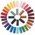 thumbnail image 1 of Waxed Polyester Cord Twisted Cord for Jewelry Making Mixed Color 0.8mm about 12m/roll, 1 of 8