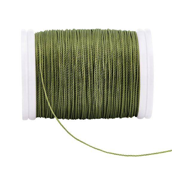 Waxed Polyester Sewing Thread Dark Slate Gray 0.5mm about 131.23 Yards(120m)/Roll