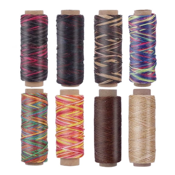 Waxed Thread, 38-54Yards Leather Sewing Thread, Hand Stitching Thread, for Jewelry Making Leather Repair Sewing