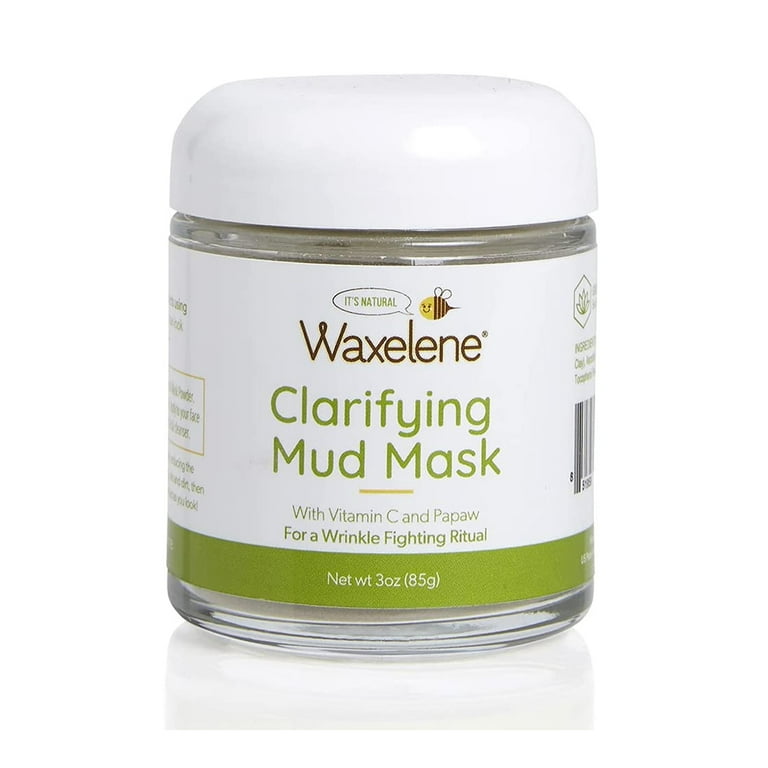 Waxelene Clarifying Mud Mask with Vitamin C and Papaw 3 oz, Pack of 6