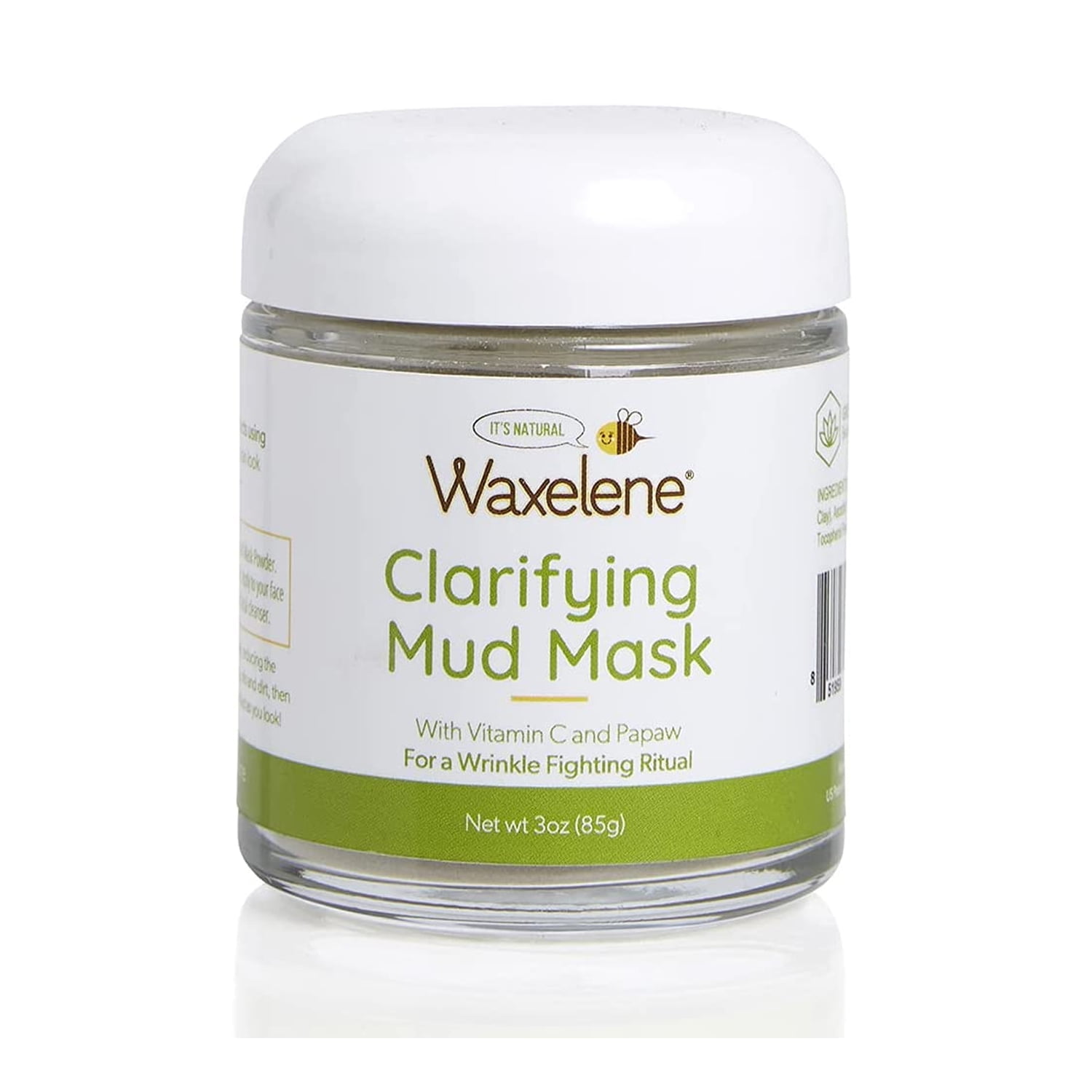 Waxelene Clarifying Mud Mask with Vitamin C and Papaw 3 oz, Pack of 6