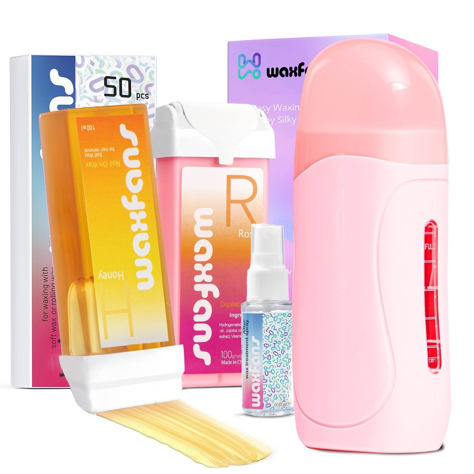 jinhua058 Wax Strips, Hair Removal Waxing Strips Face, Body, Arms, Legs