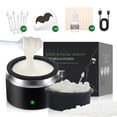 thumbnail image 1 of Waxfans Nose & Ear Hair Removal Mini Wax Kit for Men - A Mini Wax Warmer,a Silicone Bowl,100g Wax Beads,20 Applicators,Portable Mini Wax Pot for Men & Women (Black), 1 of 7