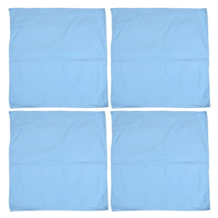 Waxie Blue Microfiber Suede Window Cloth (4-Pack)