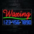 thumbnail image 1 of Waxing LED Neon Sign 33"L x 18"H #35015, 1 of 3