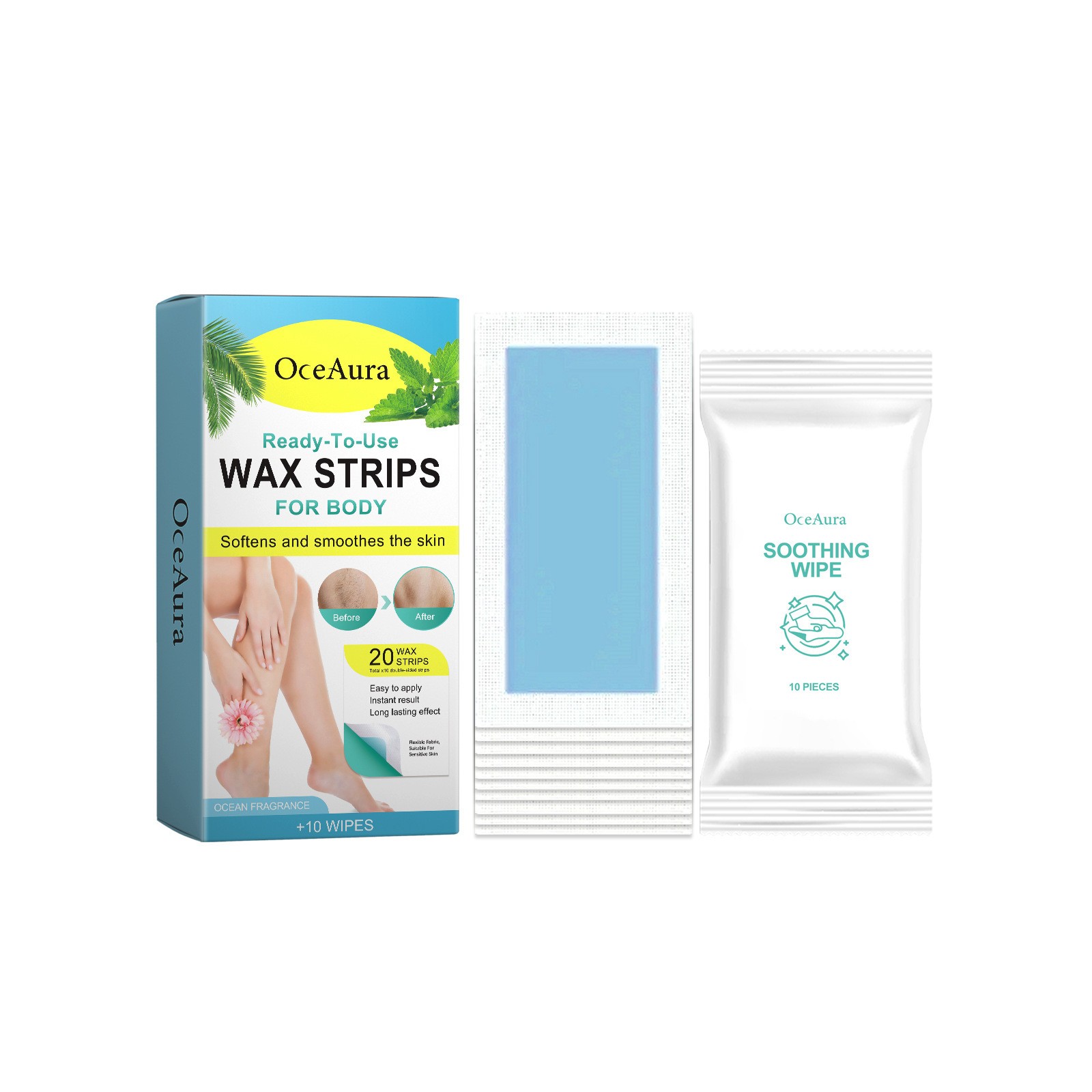 Waxing Strips for Hair Removal,Body Wax Strips Hair Removal including