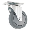 thumbnail image 1 of Waxman 4033455TD 4 in. 250 lb. Capacity Titan TPR Rubber Plate Caster, Swivel, 1 of 1