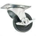 thumbnail image 1 of Waxman 4324355TD Titan 4" Heavy duty Rubber Plate Caster 300lb Capacity Brake, 1 of 2
