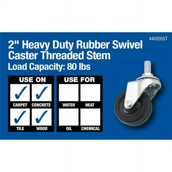 Waxman 5005529 80 lbs Caster Wheel