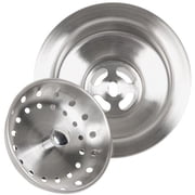 Waxman 7682900N Brushed Stainless Basket Strainer Assembly