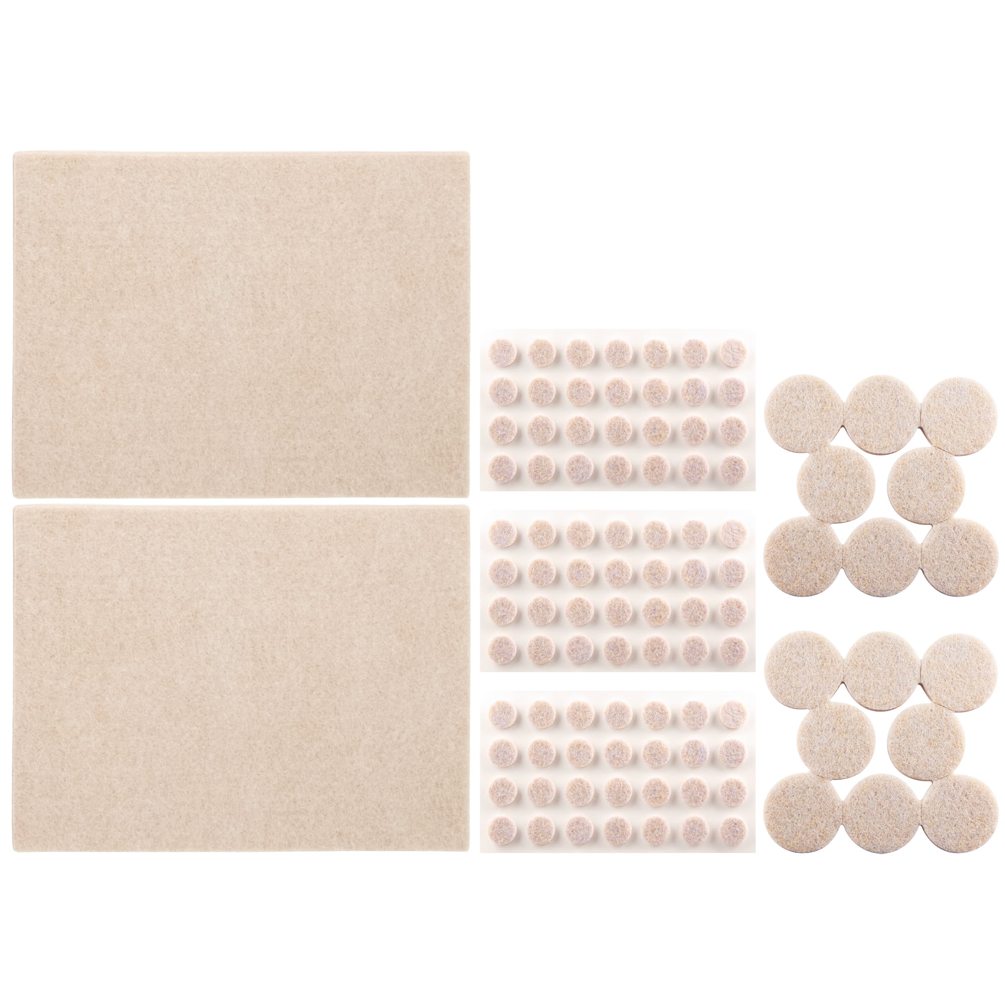 Waxman Consumer Group 4760095N Soft Touch Felt Pads Assorted Sizes