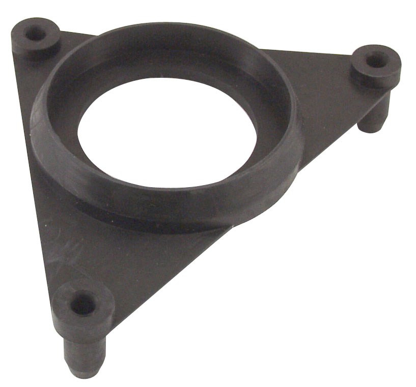PlumbCraft Triangle Gasket Black Metal For Kohler