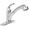 thumbnail image 1 of Waxman Single Handle Pull-Out Kitchen Faucet, Chrome, 1 of 8