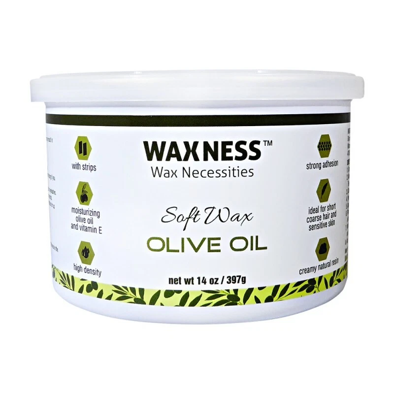 Waxness Depilatory Soft Wax Olive Oil 14 Oz 397G