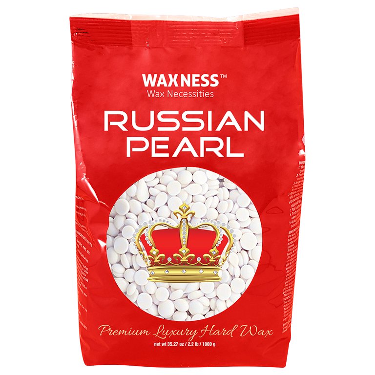 Waxness Russian Pearl Hard Wax Beads, 2.2 lb / 1 kg, Premium
