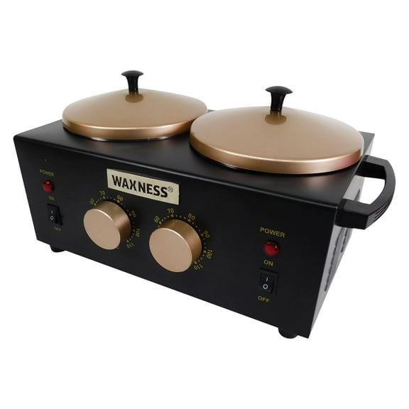 Waxness Professional Double Wax Heater WN-5002 E Black Series 2 X 1 lb 2 Years Warranty