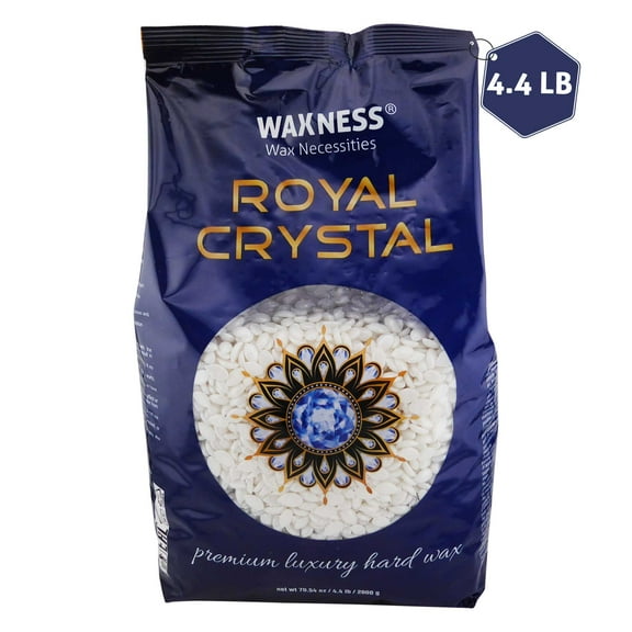 Waxness Royal Crystal Premium Luxury Hard Wax 4.4 Lb / 2 Kg