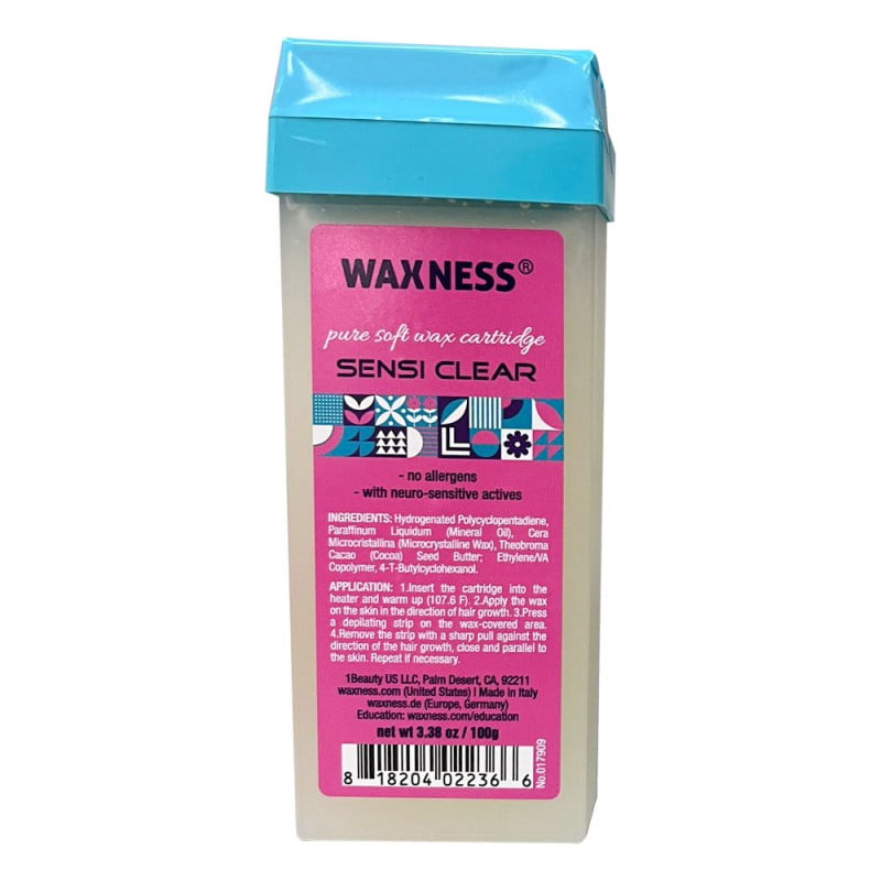 Waxness Sensi Clear Pure Soft Wax Cartridge 3.38 oz / 100 g