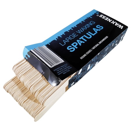 Waxness Wax Necessities Body Waxing Wooden  Spatula Applicator 100pk