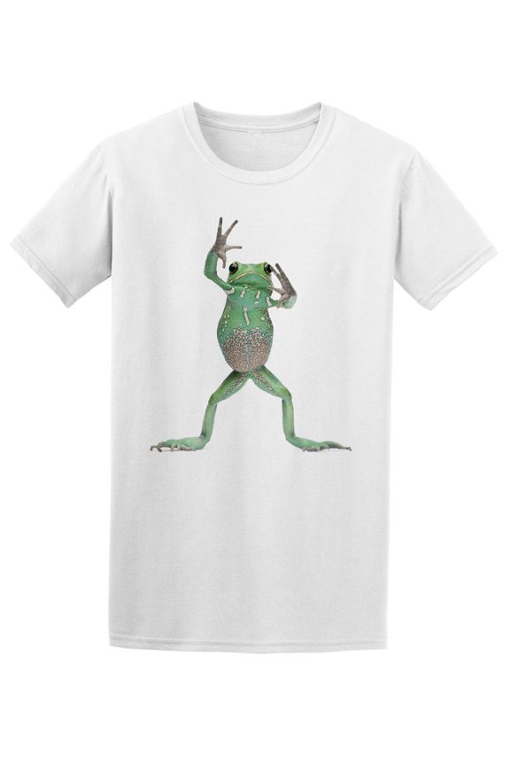 Waxy Monkey Leaf Frog Funny Tee Men's -Image by Shutterstock