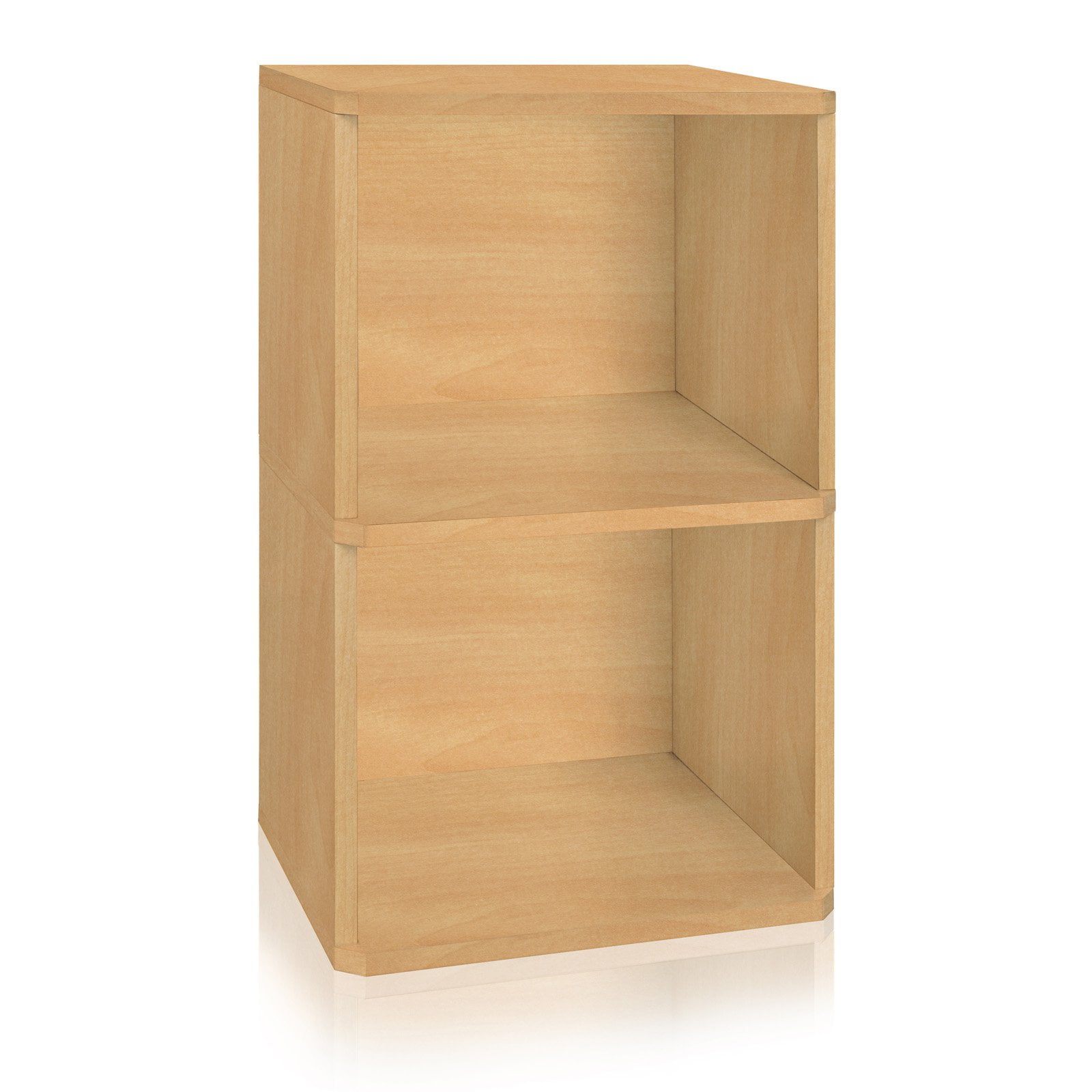 Way Basics Eco Friendly 2 Shelf Vinyl Record Cube Bookcase - Walmart.com