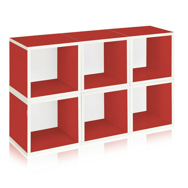 White 6-Cube Modular Storage Organizer