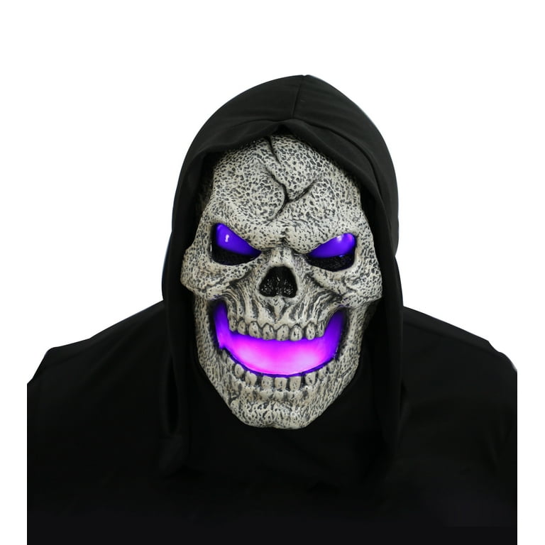 Bronze Skull Plastic Mask Skeleton Fancy Dress Up Halloween Costume  Accessory - Parties Plus